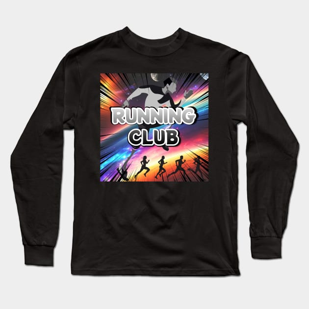 RUNNING CLUB Long Sleeve T-Shirt by zzzozzo